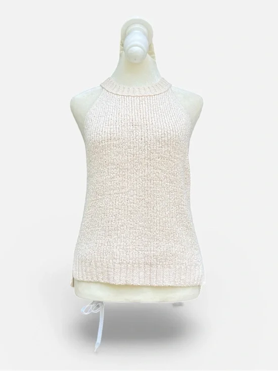 J. Crew Hi-Neck Sweater Tank in Antique White (Cream) Size Small - Picture 3 of 10